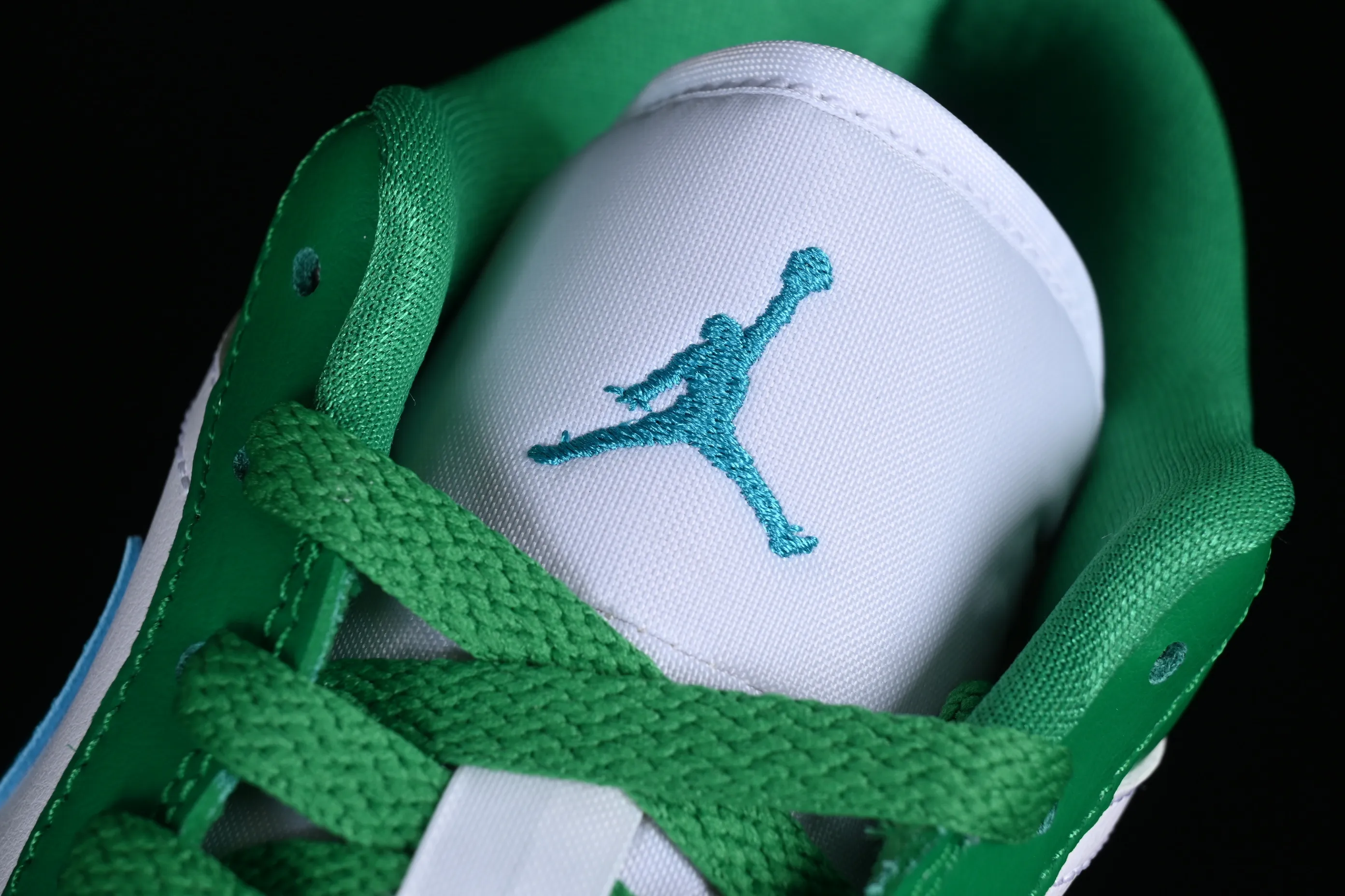 All categories Air Jordan Jordan series basketball shoes Air Jordan 1 Low G version pure original Air Jordan 1 Low "White Green" AJ1 Joe 1 white green low-top basketball shoes DC0774-304
